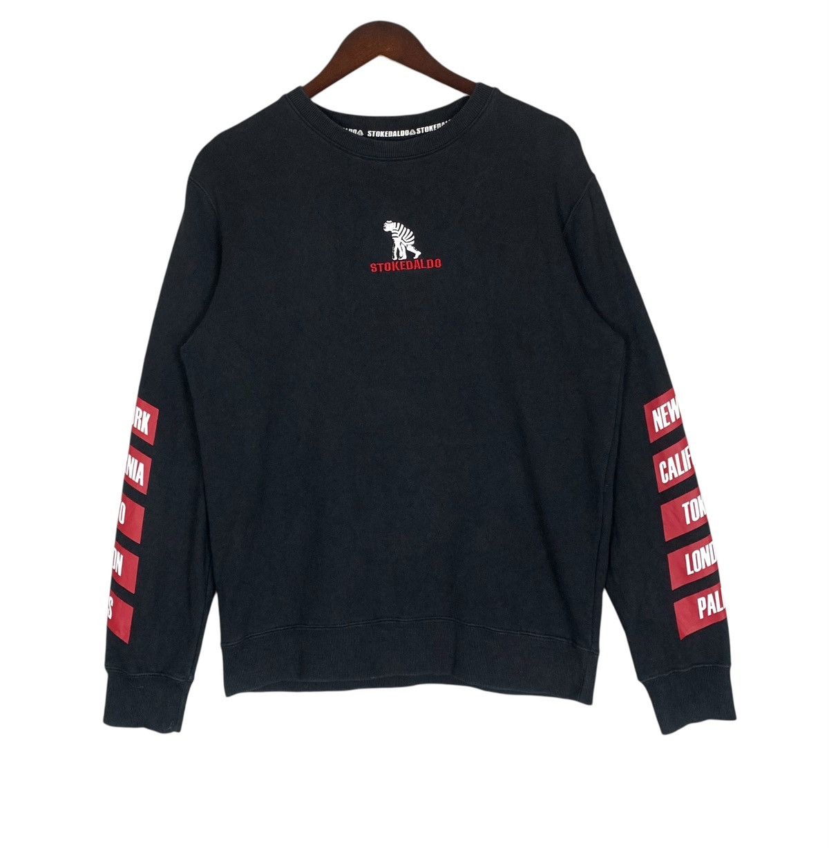 Japanese Brand Stoked Aldo JapaneseBrand StreetWear ActiveWear Sweatshirt Size US M / EU 48-50 / 2 - 2 Thumbnail