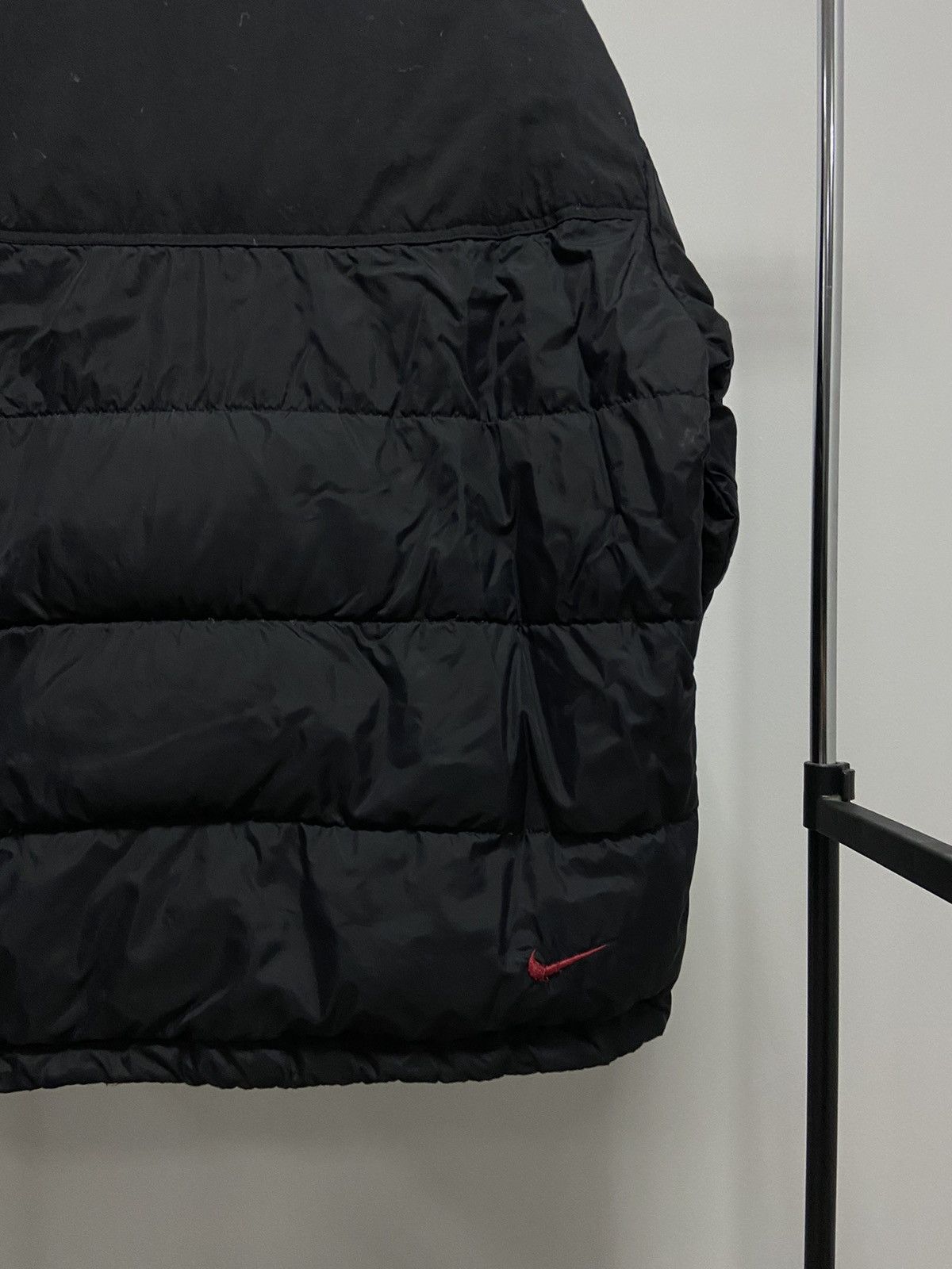 Nike × Vintage Nike Puffer Jacket small Logo Vintage Swoosh Size US XL / EU 56 / 4 - 3 Thumbnail