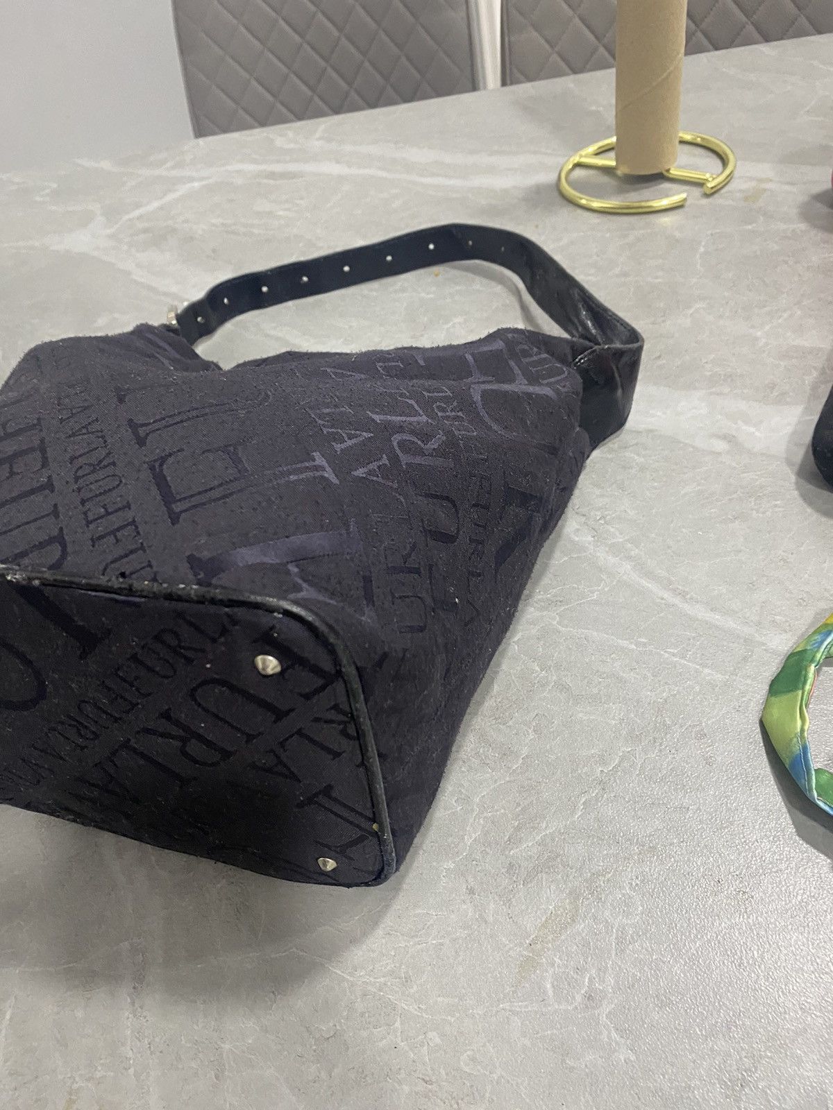 Furla FURLA BLACK MONOGRAM SHOULDER BAG Size ONE SIZE - 3 Thumbnail