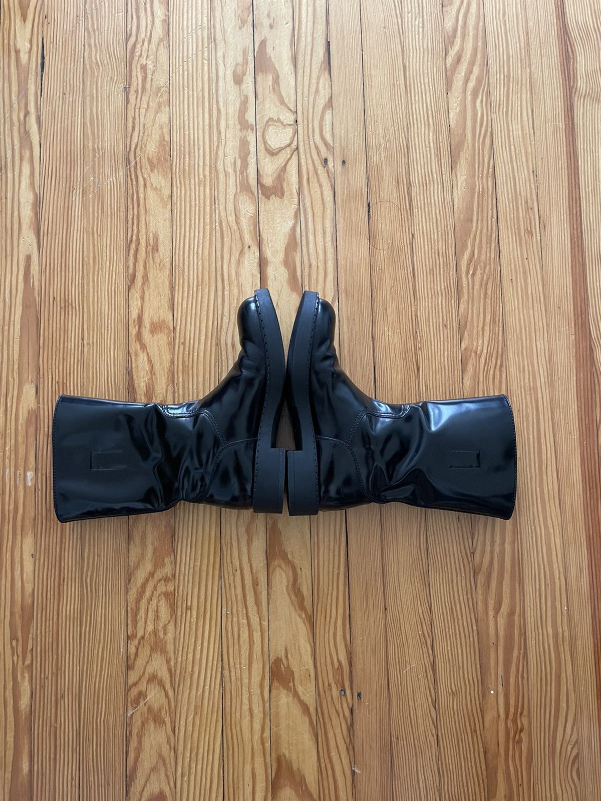 Prada Prada Brushed Finish Mid Calf Boot Archive Re Release Black Size US 9.5 / EU 42-43 - 4 Thumbnail