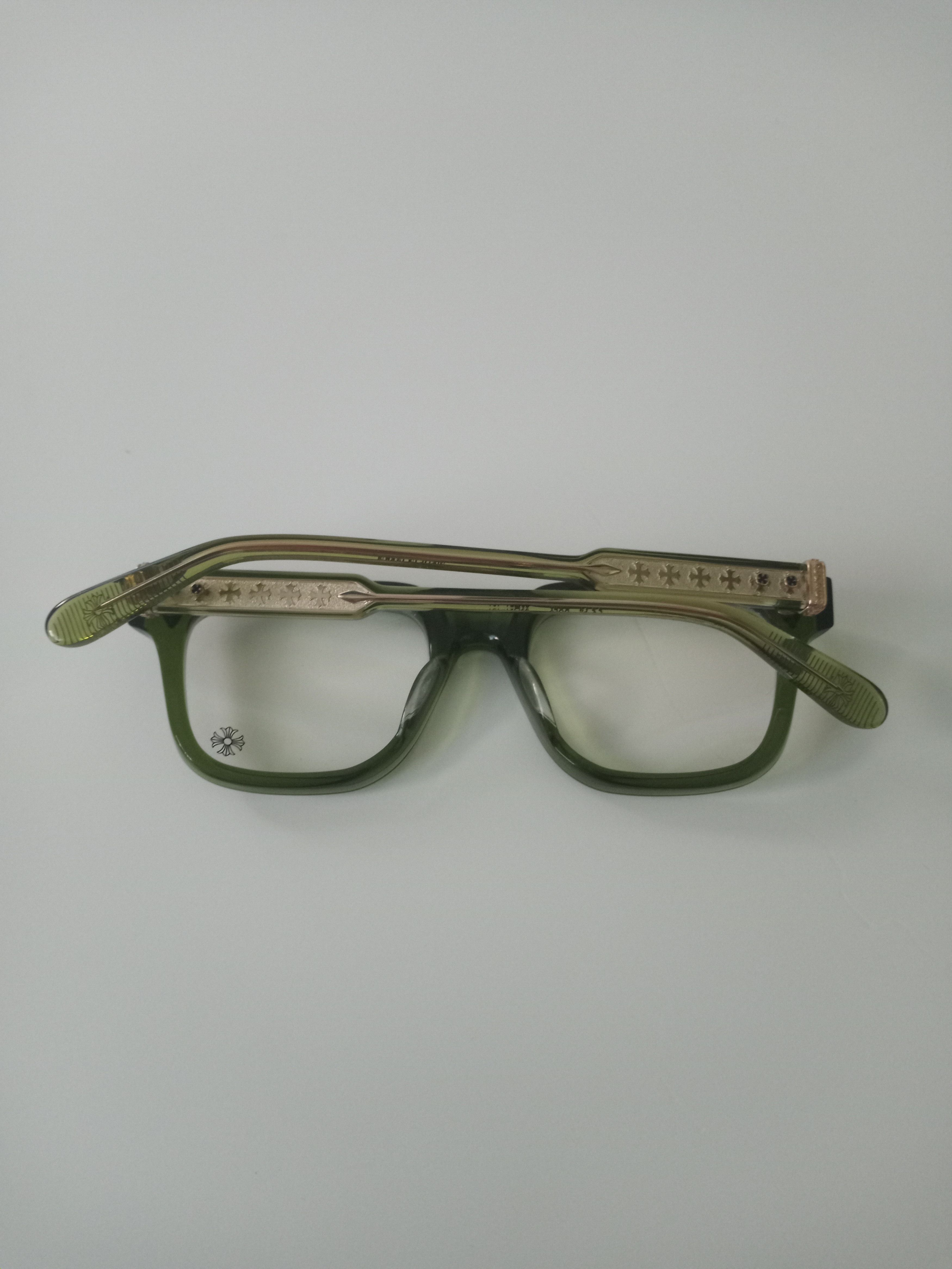 Chrome Hearts Chrome Hearts Green Ambidixtrous Glasses - Size 53[]21-151 Size ONE SIZE - 5 Thumbnail
