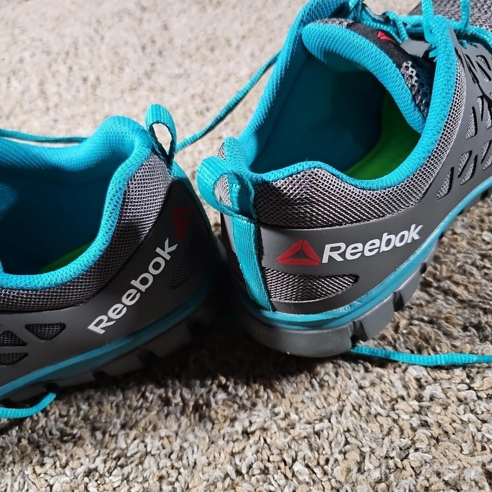 Reebok Reebok Women’s RB045 Alloy Toe Work Gray Teal Size 11M Size US 11 / IT 41 - 8 Thumbnail