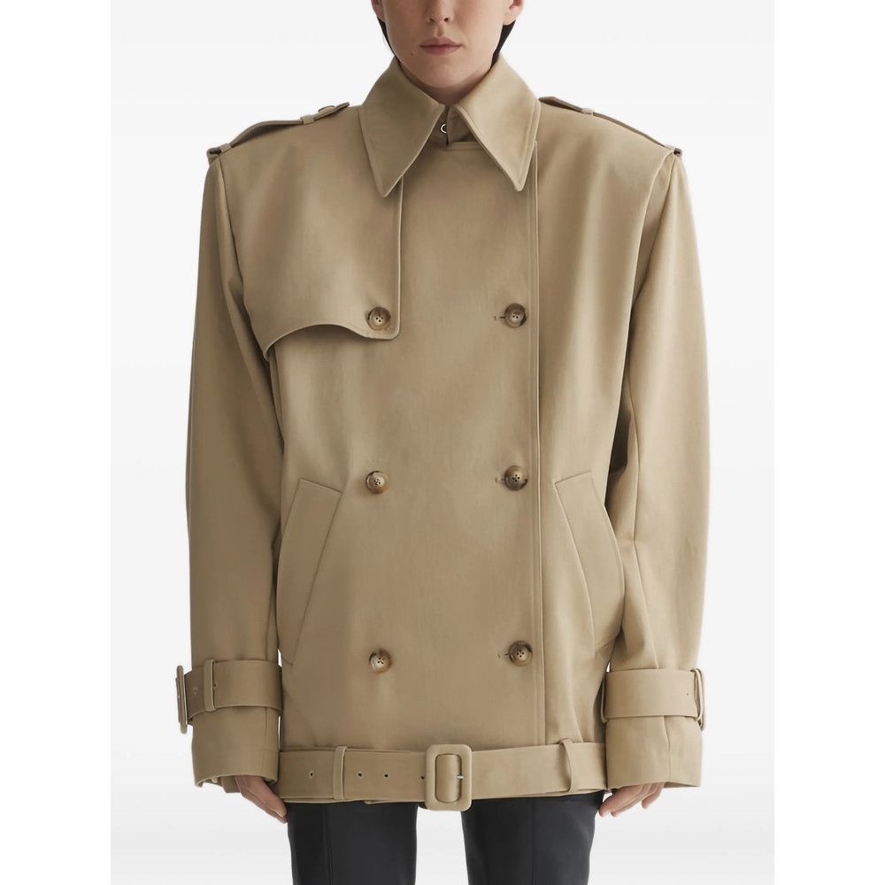 Mugler Mugler NEUTRALS Jackets - Biker Jackets Size M / US 6-8 / IT 42-44 - 1 Thumbnail