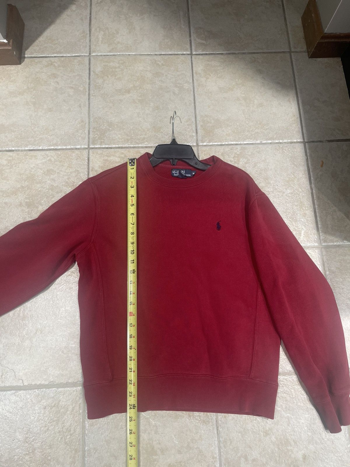Polo Ralph Lauren Men's Polo by Ralph Lauren Red Crewneck Long Sleeve Size US M / EU 48-50 / 2 - 6 Thumbnail