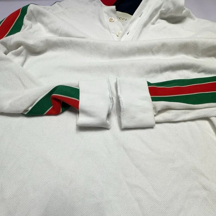 Gucci Gucci Gucci Classic Logo Long Sleeve Polo Shirt -2506 Size US S / EU 44-46 / 1 - 6 Thumbnail
