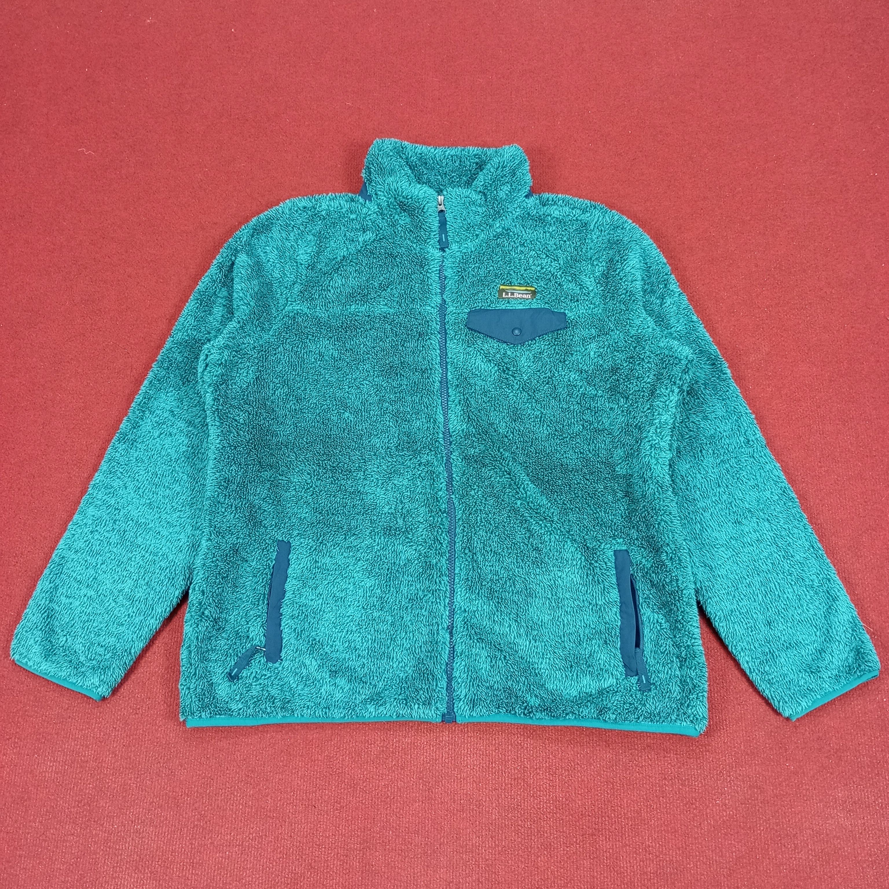 L.L. Bean × Vintage LL Bean Outdoor Brand Style Fleece Jacket Size US L / EU 52-54 / 3 - 1 Thumbnail
