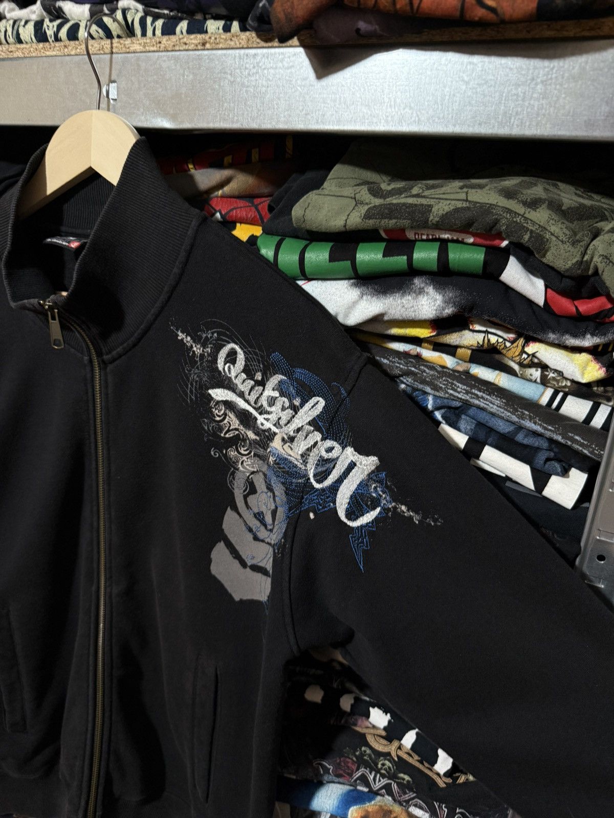 Quicksilver × Vintage Vintage 90s Quicksiver Australia Surfboards Zip Sweater y2k Size US L / EU 52-54 / 3 - 4 Thumbnail