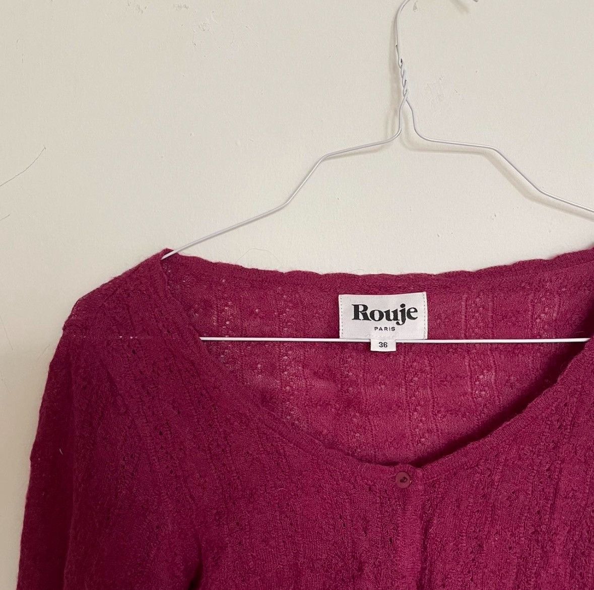 Rouje Rouje Gabriella cropped cardigan Size XS / US 0-2 / IT 36-38 - 2 Thumbnail