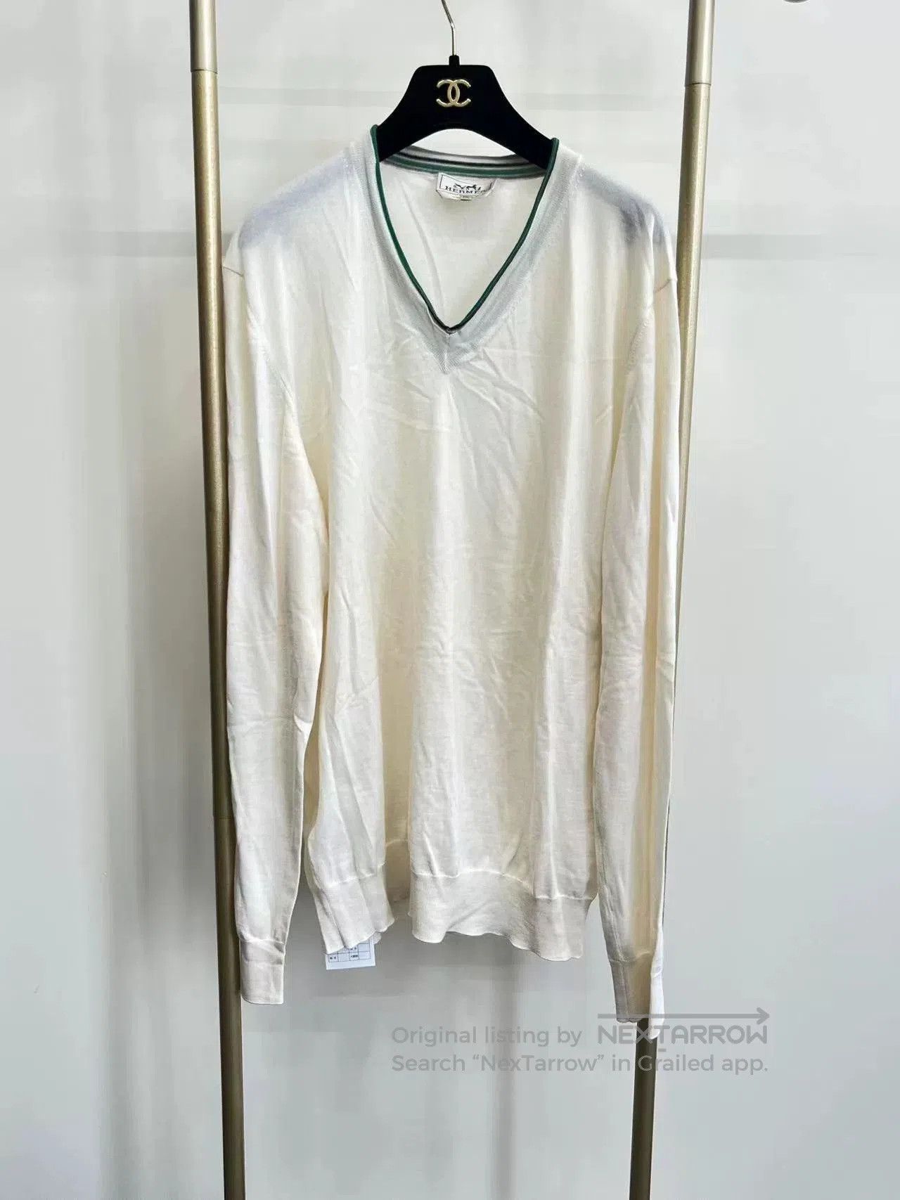 Hermes Hermes Cashmere Knit Long Sleeve T. Size US XXL / EU 58 / 5 - 1 Thumbnail