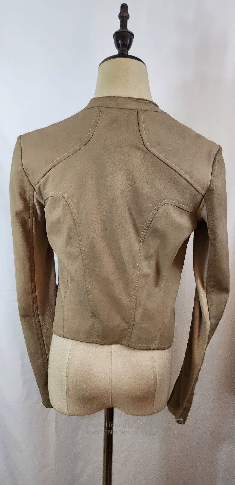 Helmut Lang Helmut Lang Short leather coat for autumn and winter Size S / US 4 / IT 40 - 3 Thumbnail