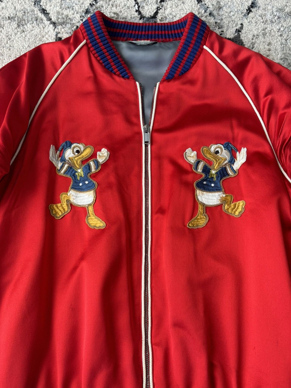 Gucci Gucci 2017 Donald Duck Bomber Jacket Size US M / EU 48-50 / 2 - 2 Thumbnail