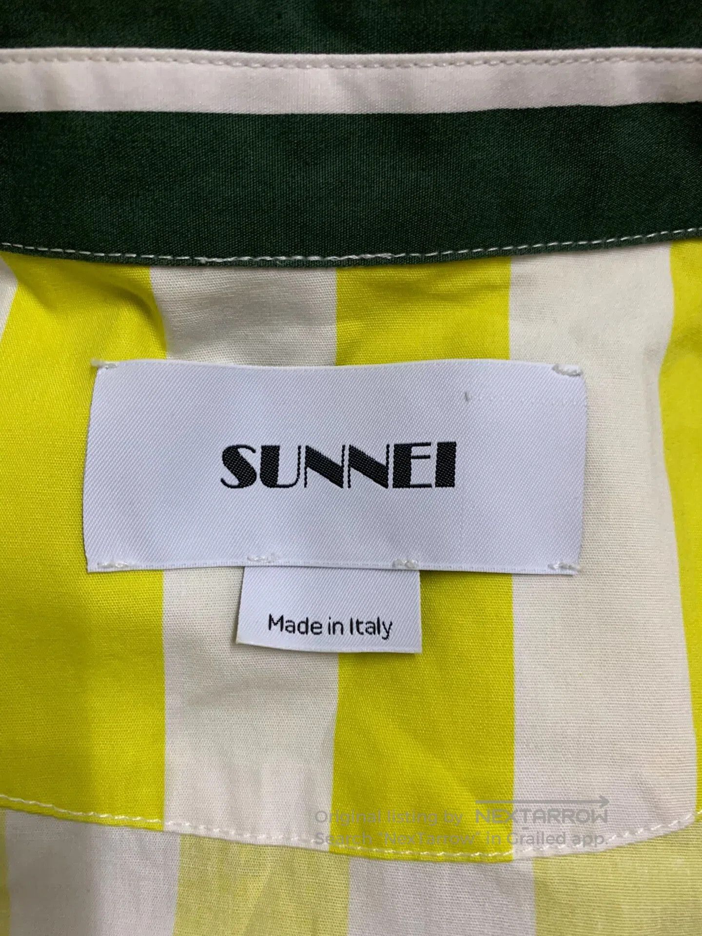 Sunnei SUNNEI Striped Colorblock Shirt SS18. Size US M / EU 48-50 / 2 - 4 Thumbnail