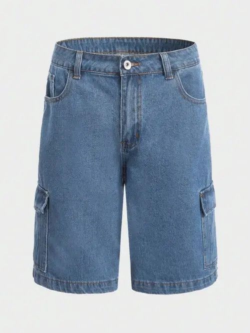 Jean Ripped Y2k Shorts Jorts Distressed Denim Size US 32 / EU 48 - 2 Thumbnail