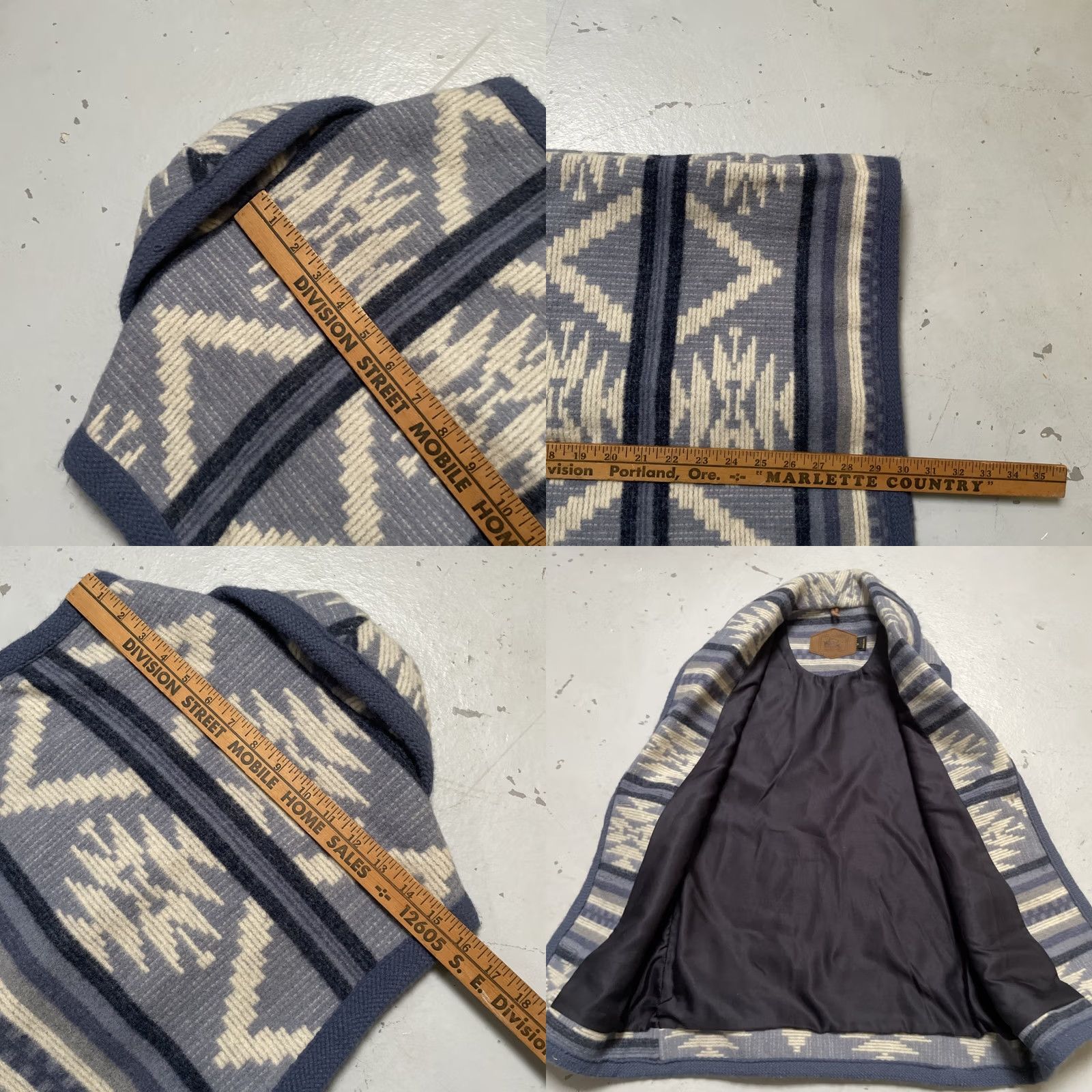 Vintage VINTAGE Woolrich Wool Vest Women’s S Southwestern Aztec Print Shawl Made USA EUC Size S / US 4 / IT 40 - 8 Thumbnail