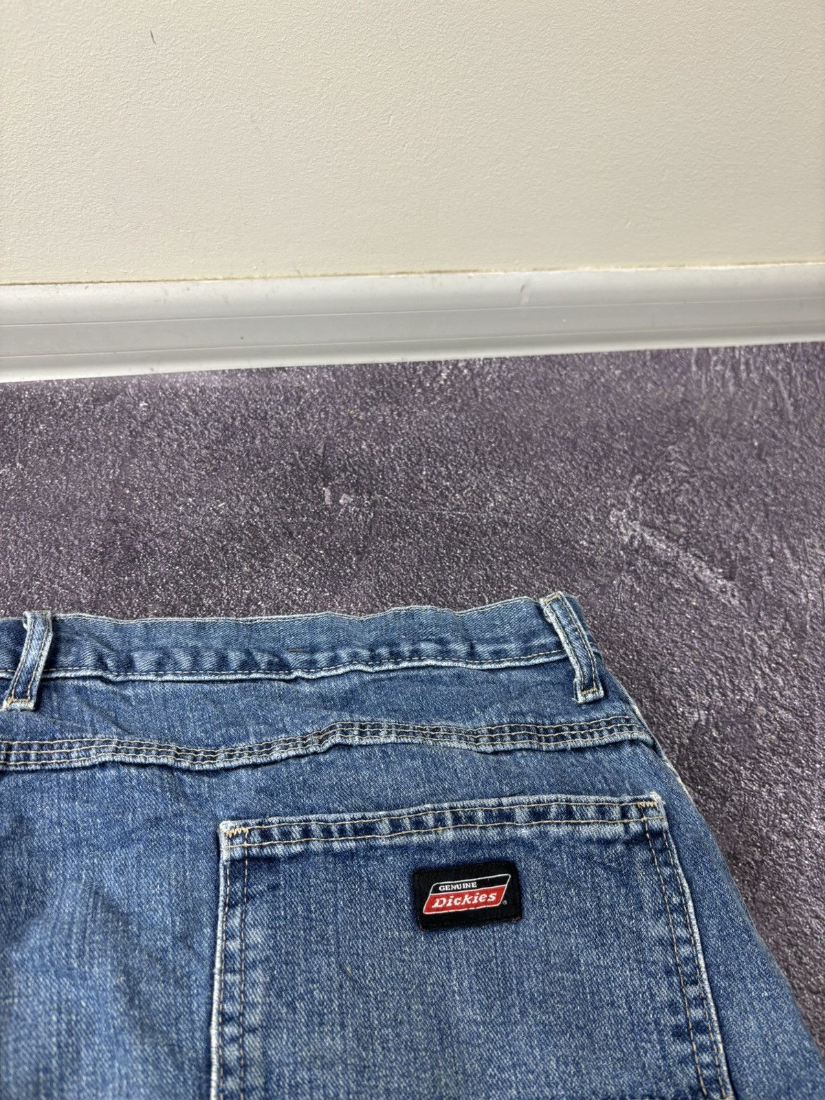 Dickies Vintage Dickies Relaxed Fit USA Blue Work Denim Baggy Jeans Size US 44 / EU 60 - 7 Thumbnail