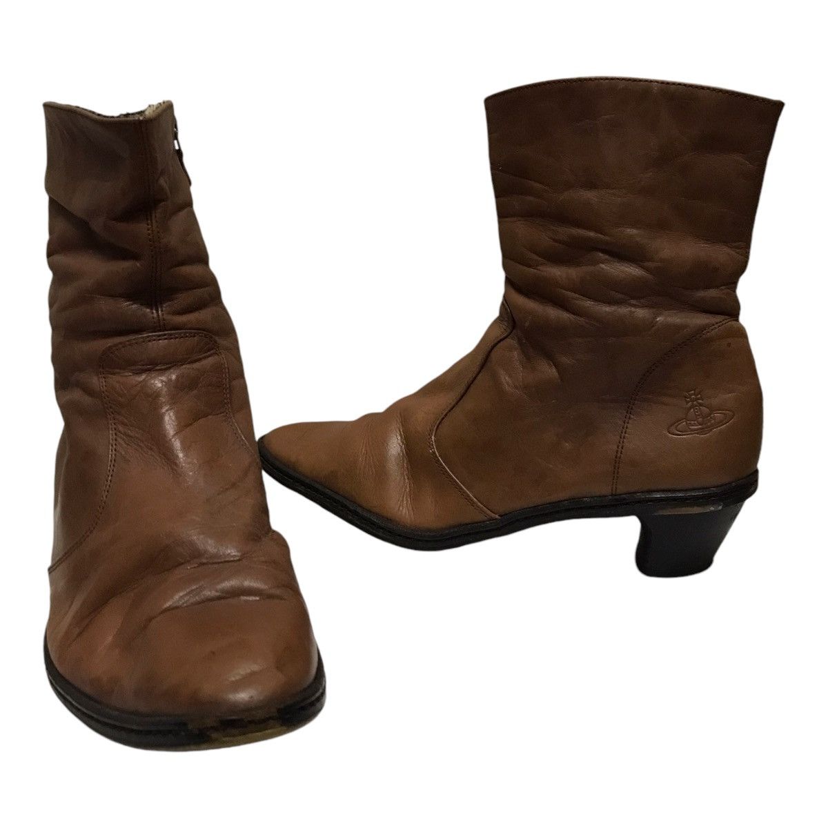 Vintage × Vivienne Westwood Vivienne Westwood Leather Boots Size US 6 / IT 36 - 1 Thumbnail