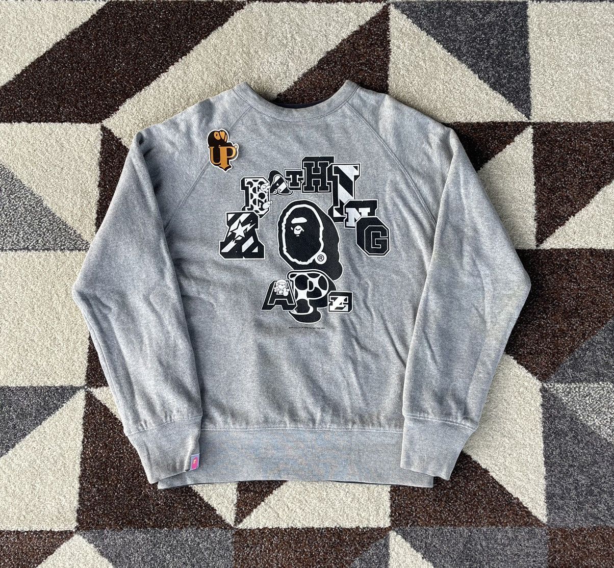 Bape 2005 Bape 4 Ways Reversible Crewneck Sweatshirt Size S / US 4 / IT 40 - 4 Thumbnail