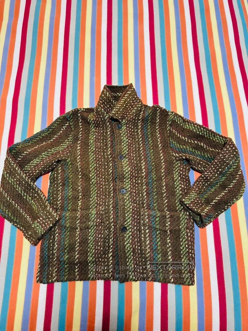 Our Legacy Our Legacy Brown woven wool coat Size US S / EU 44-46 / 1 - 1 Thumbnail