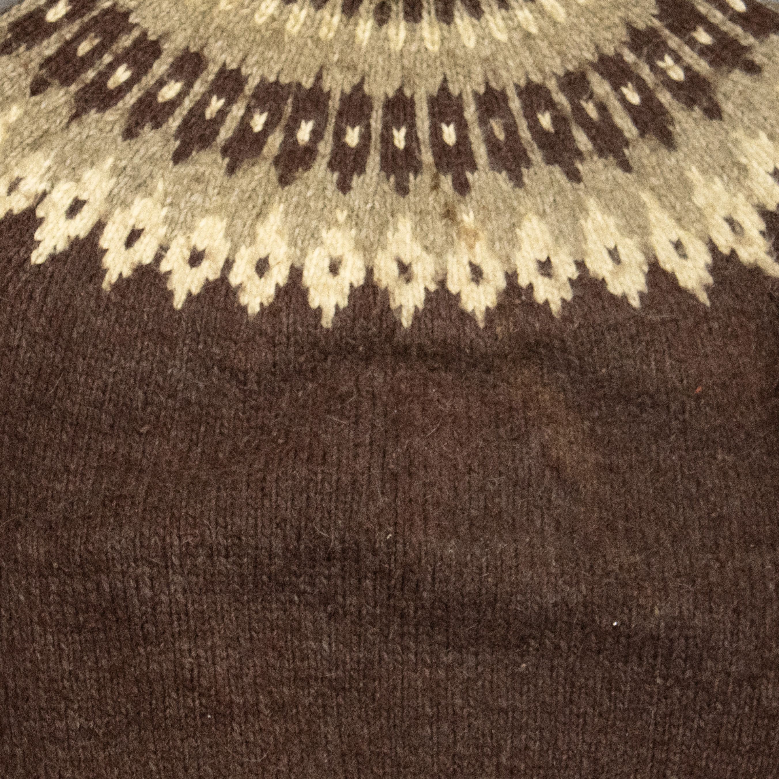 Vintage Vintage 90's Handmade Thick Wool Fleece Mock Neck Sweater Size US M / EU 48-50 / 2 - 5 Thumbnail