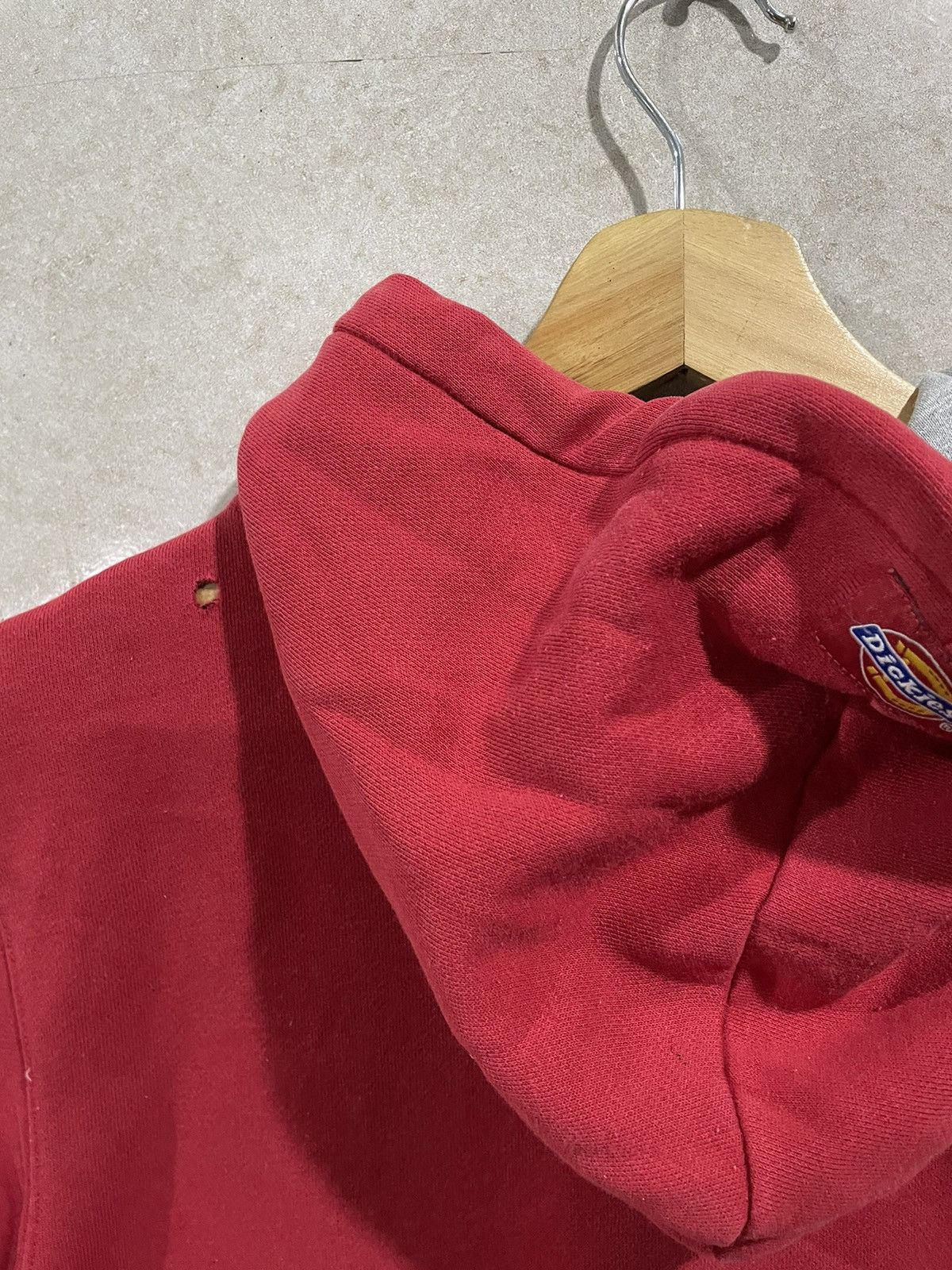 Dickies × Vintage Vintage Y2K Dickies Distress Zip Hoodie Size US M / EU 48-50 / 2 - 10 Thumbnail