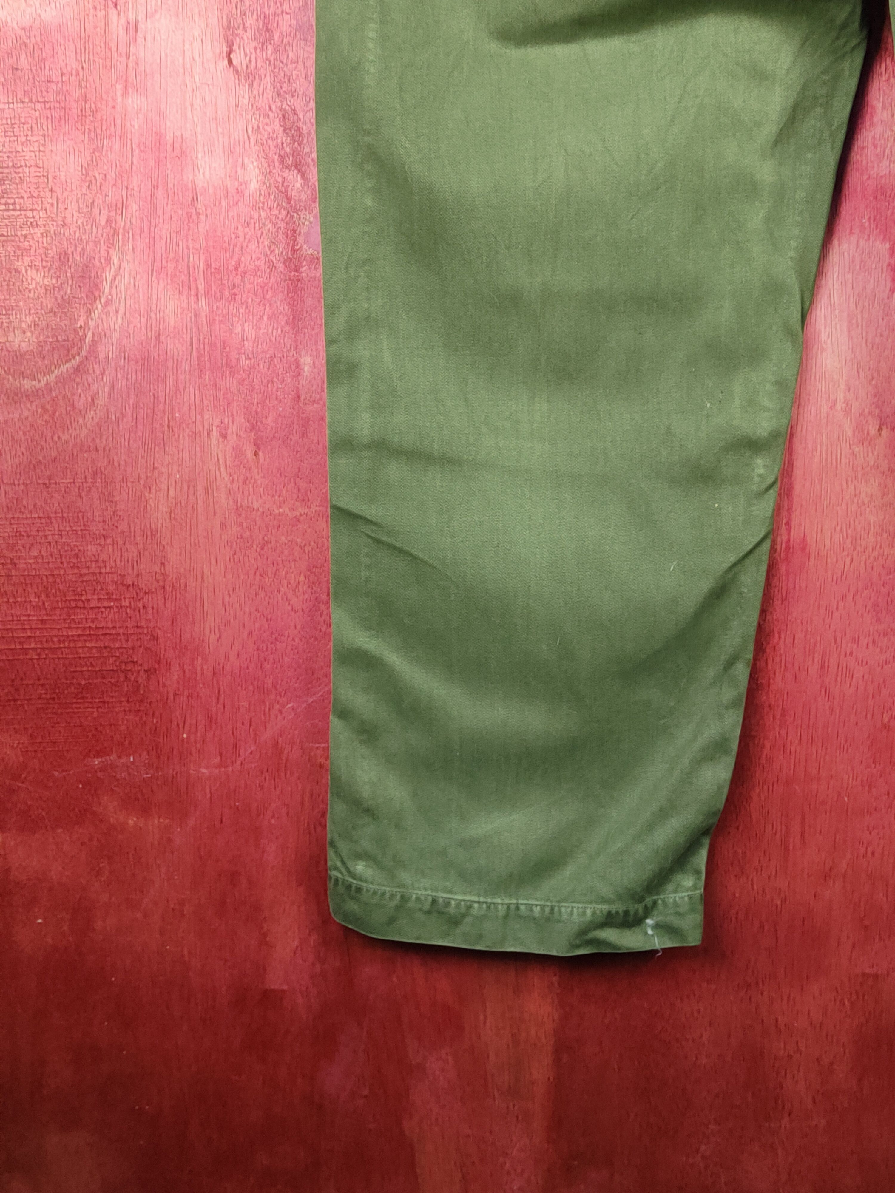 Vintage Japan military Green double knee Tactical Cargo Pants #S2049 Size US 31 - 9 Thumbnail