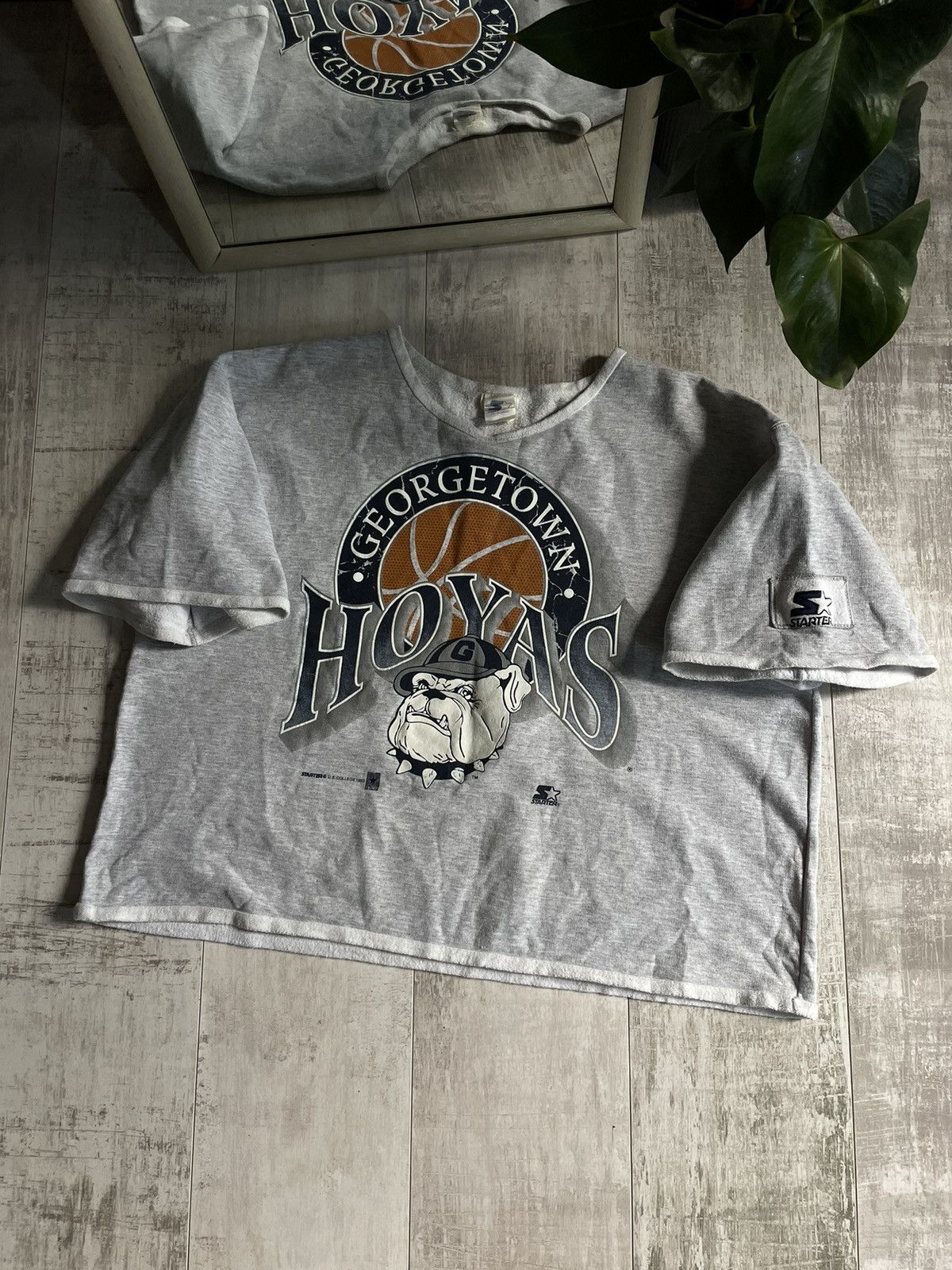 Starter Vintage Starter 90’s Georgetown Hoyas 1993 T-Shirt RARE Size US M / EU 48-50 / 2 - 1 Thumbnail