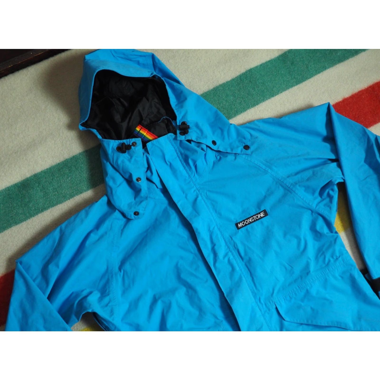 Vintage VINTAGE Moonstone GTX Goretex Sky Blue Outdoor Hiking Shell Jacket Mens M Size US M / EU 48-50 / 2 - 2 Thumbnail