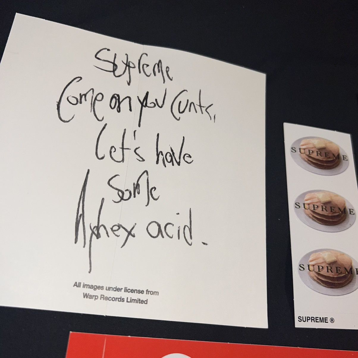 Supreme × Vintage NEW SUPREME Sticker Lot Bundle Aphex Twin Mini Pancake Eyes Size ONE SIZE - 2 Thumbnail