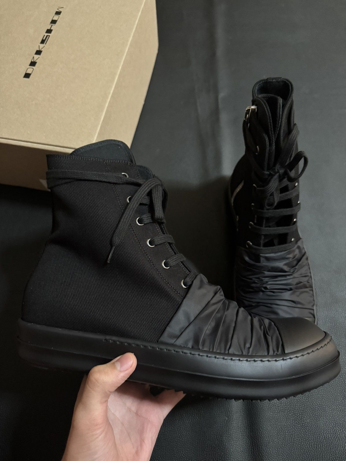 Rick Owens Drkshdw RICK OWENS RAMONES Size US 10 / EU 43 - 4 Thumbnail