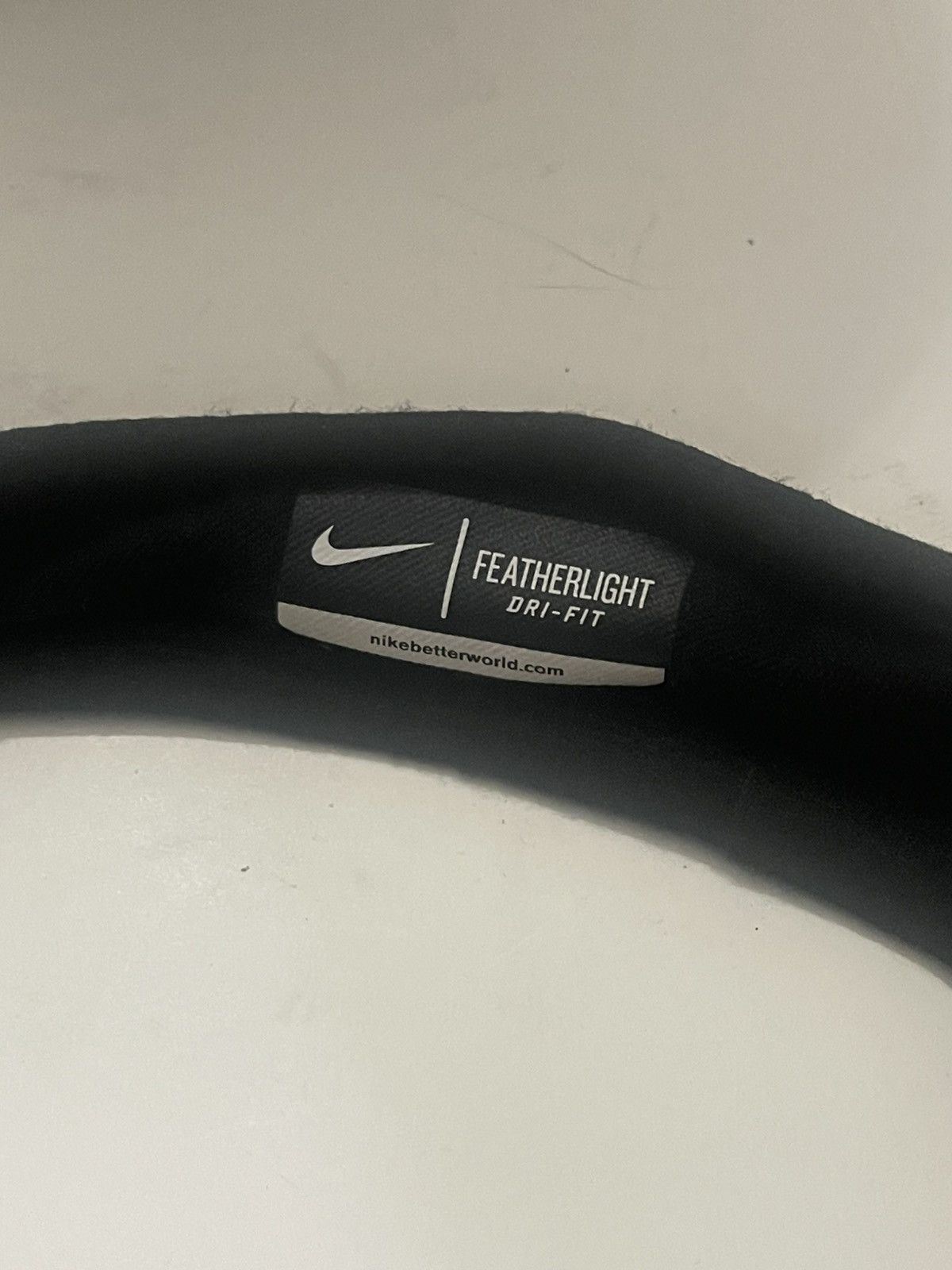 Nike Nike Featherlight Unisex Black Dri-Fit Sun Golf Visor Size ONE SIZE - 5 Thumbnail