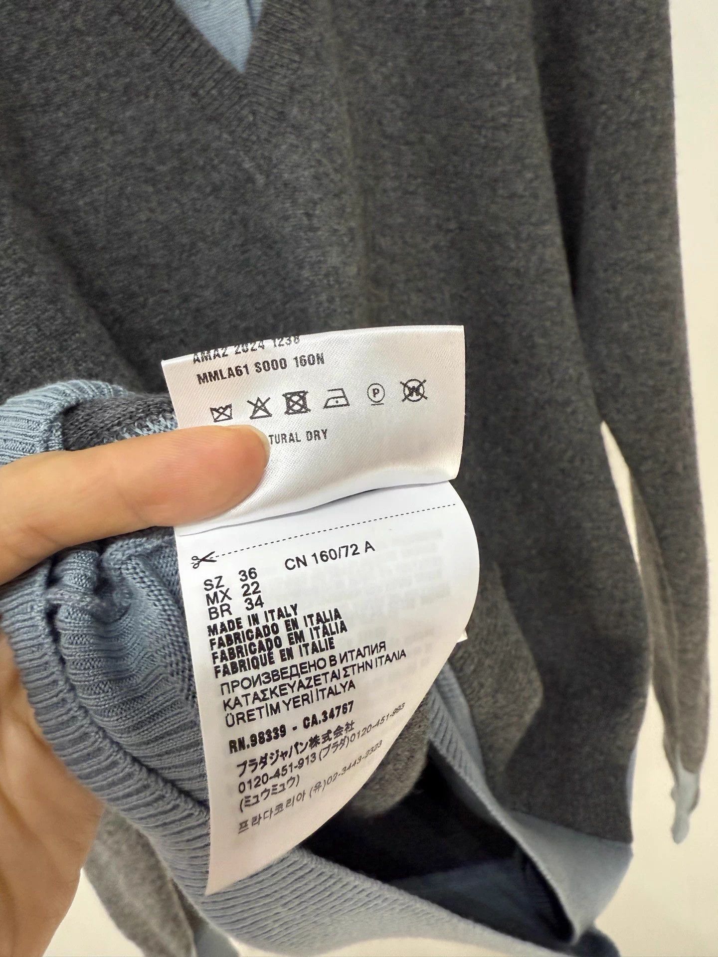 Miu Miu MIUMIU 25 Layered Polo Knit Sweater 36 Size M / US 6-8 / IT 42-44 - 3 Thumbnail