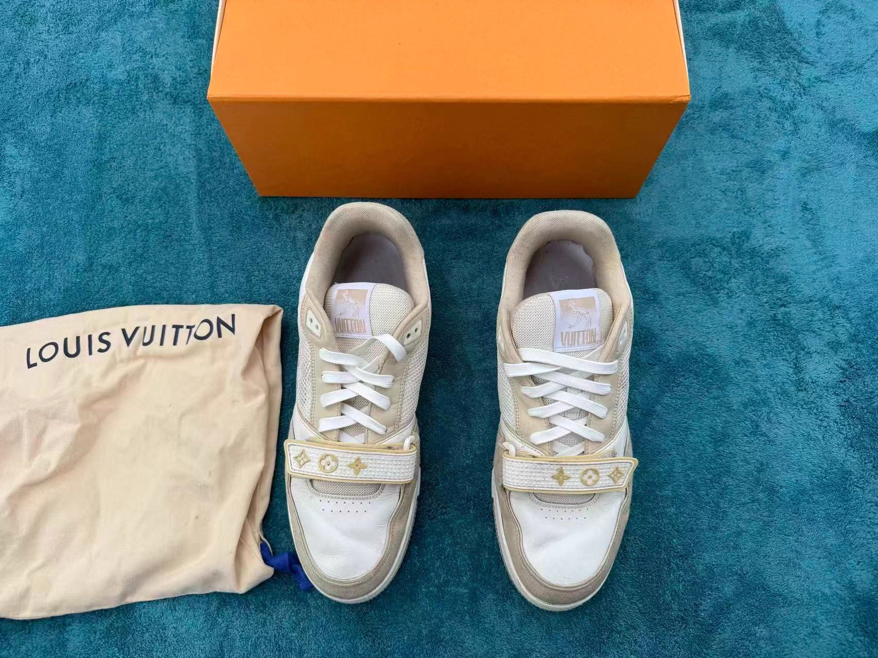 Louis Vuitton LV Trainer Khaki US9.5 Velcro Size US 9.5 / EU 42-43 - 1 Thumbnail