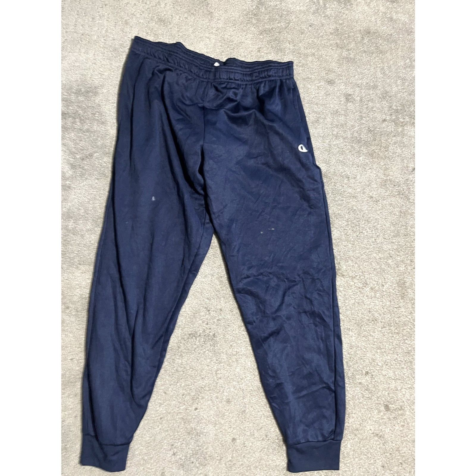 Champion Champion Sweatpants Men's Blue Athleticwear Logo XL No Drawstring Size US 36 / EU 52 - 2 Thumbnail