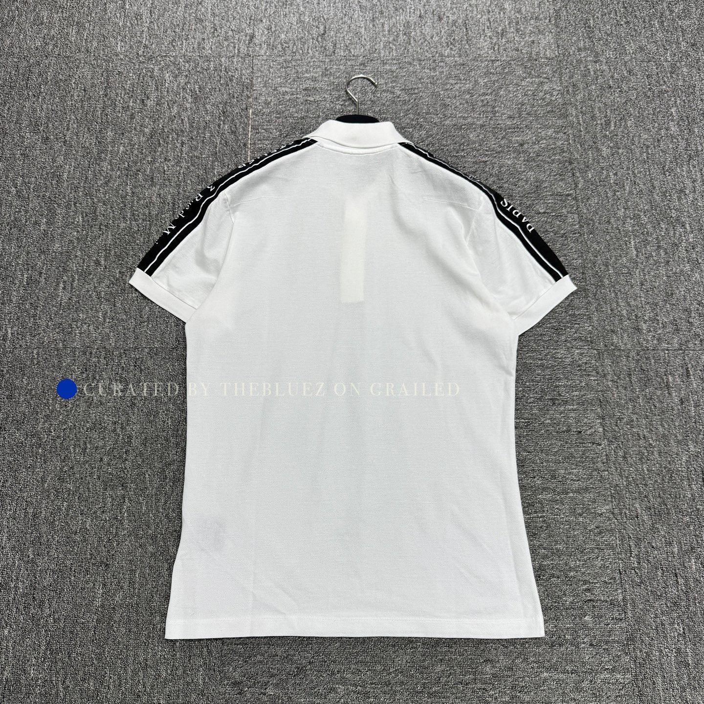 Dior White Stripe Polo Shirt in Size XS Size US XS / EU 42 / 0 - 1 Thumbnail