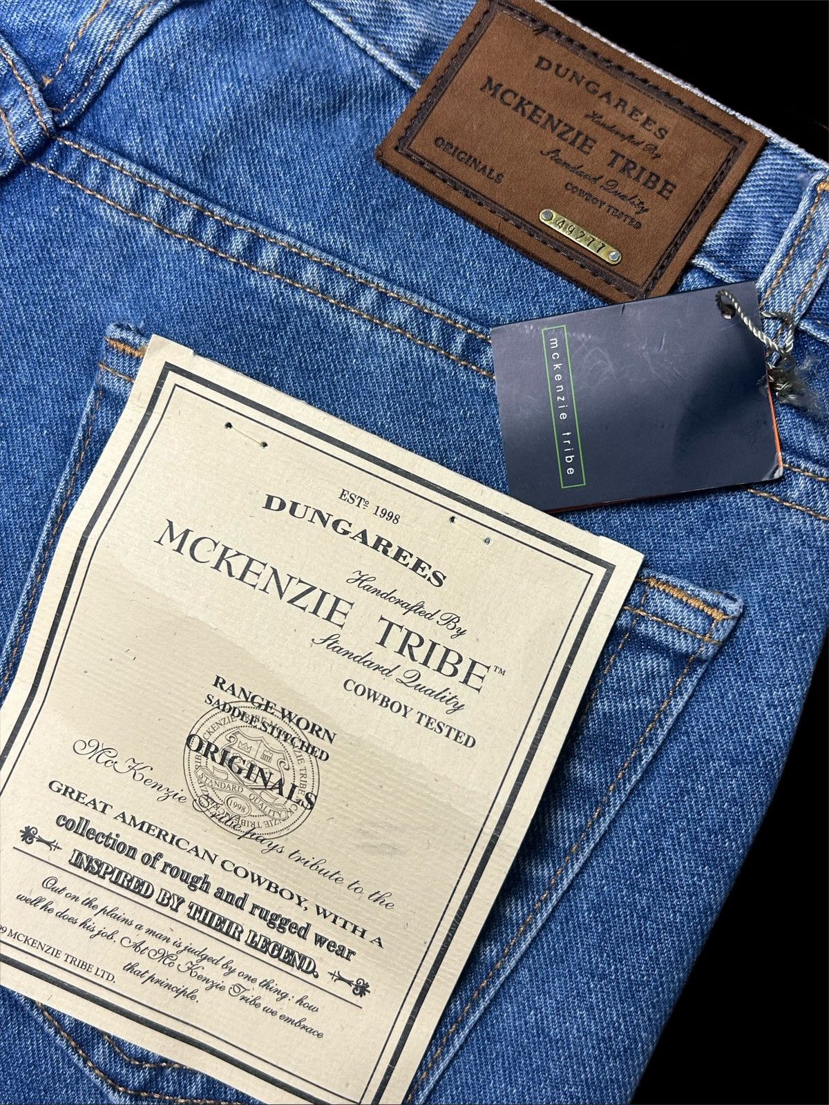 Other *BUNDLE* McKenzie Tribe Denim Saddle Stitched Selveged Jeans Size US 32 / EU 48 - 16 Thumbnail