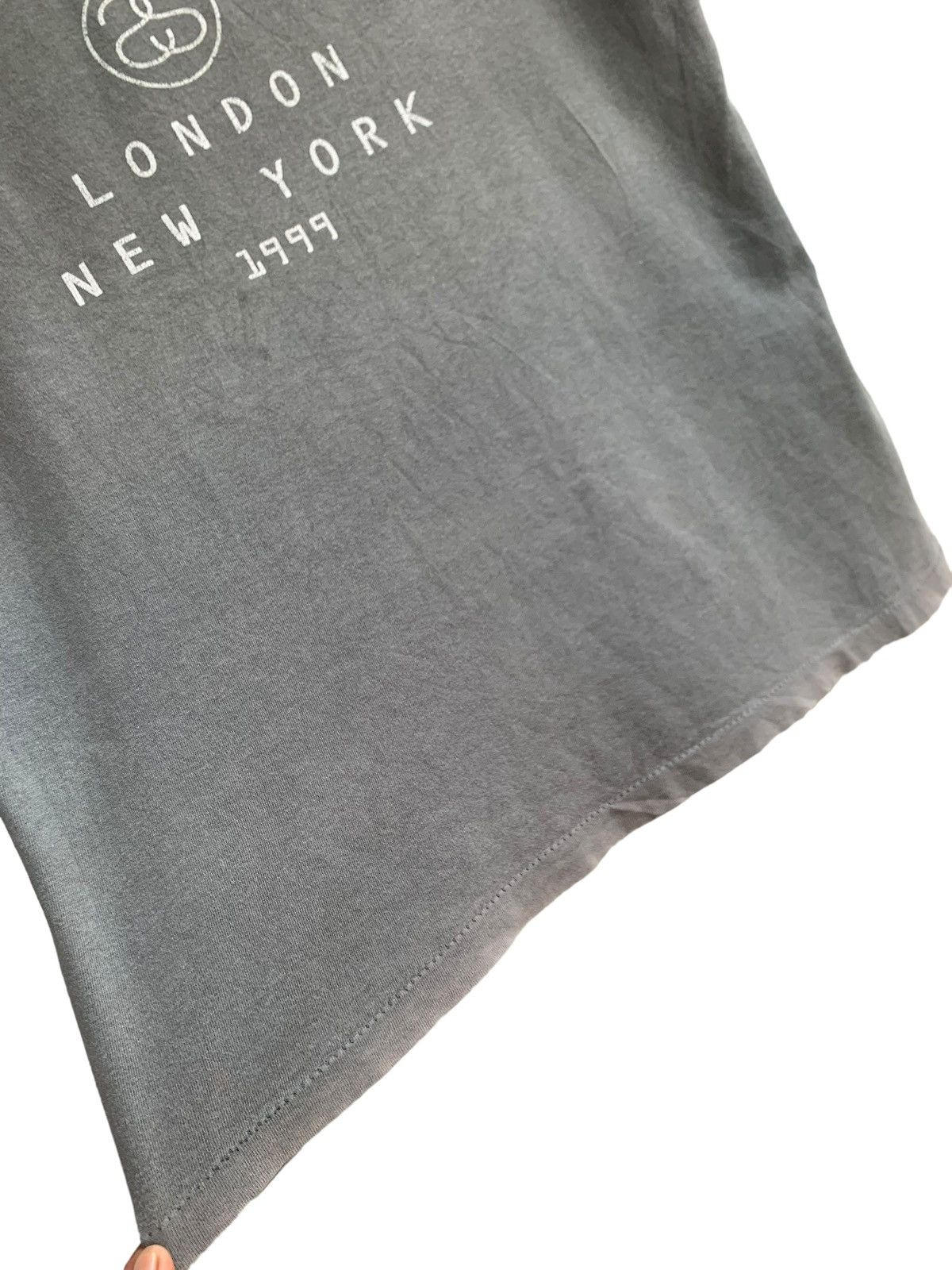 Stussy Vtg 90s Trashed Thin Sunfade Stussy International LATLNY Size US L / EU 52-54 / 3 - 15 Thumbnail