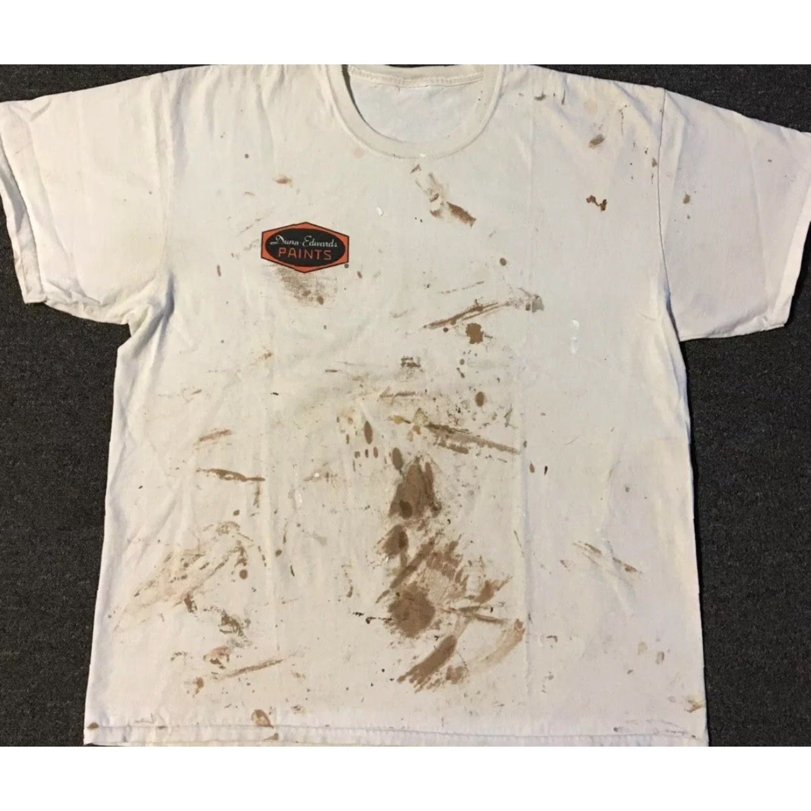 Thrasher Vtg Thrashed Faded Distress Paint Splatter Shirt XL Grunge Biker Surf Skate 90s Size US XL / EU 56 / 4 - 2 Thumbnail