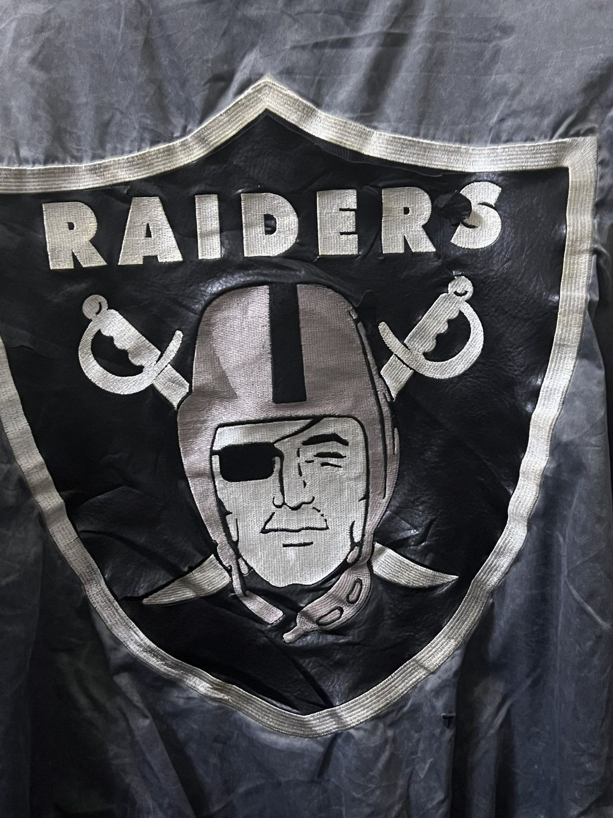 NFL NFL Raiders officials east point varsity snap button jackets Size US L / EU 52-54 / 3 - 6 Thumbnail
