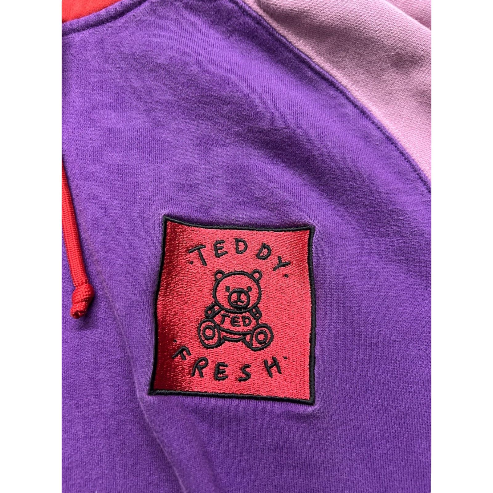 Teddy Fresh Teddy Fresh TED Color-block Multicolor Pastel Pullover Sweatshirt Hoodie Size Large Mens Size US S / EU 44-46 / 1 - 3 Thumbnail