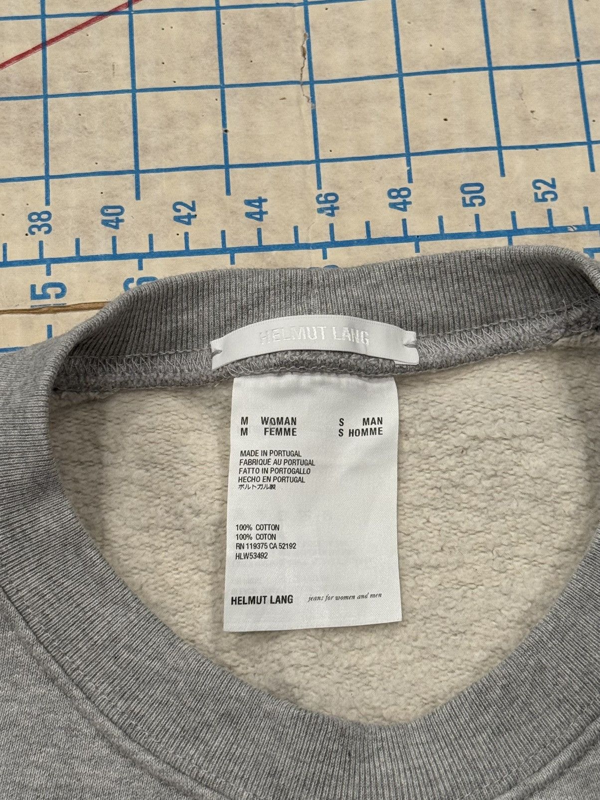 Helmut Lang Helmut Lang Spell Out Crewneck Unisex Sizing Mens S Womens M Size US S / EU 44-46 / 1 - 7 Thumbnail