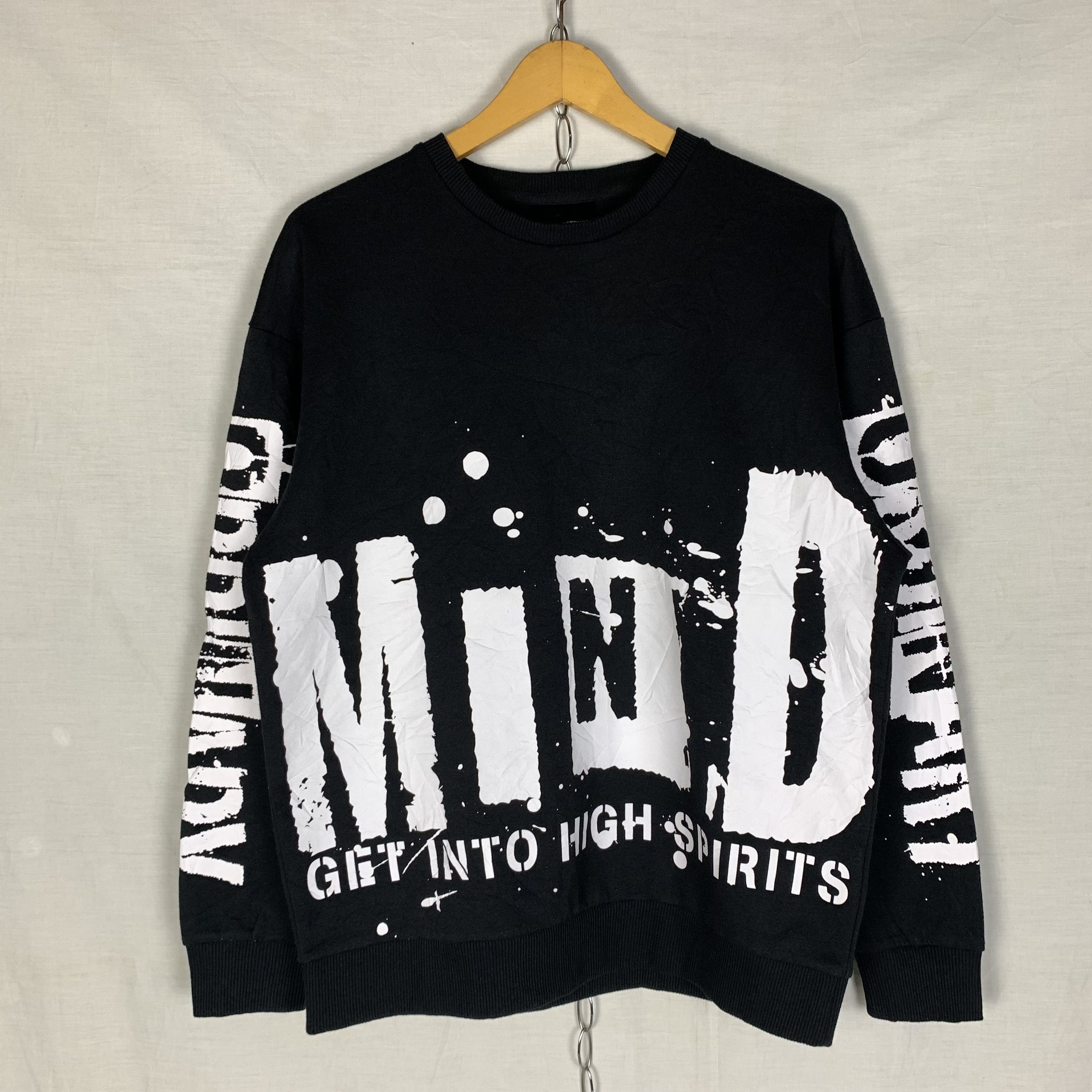 Japanese Brand Defective Struct Sweatshirt Crewneck Paint Splatter Size US M / EU 48-50 / 2 - 2 Thumbnail
