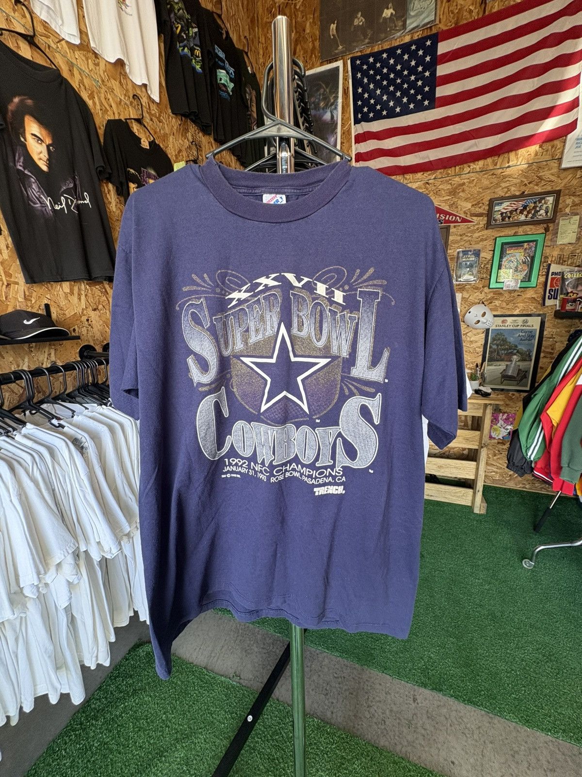 Vintage 1992 Dallas Cowboys Super Bowl T-Shirt
