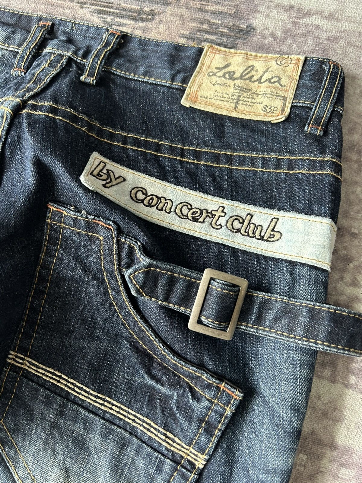 Le Grande Bleu (L.G.B.) Lolita Bondage Washed Jeans Size US 32 / EU 48 - 10 Thumbnail