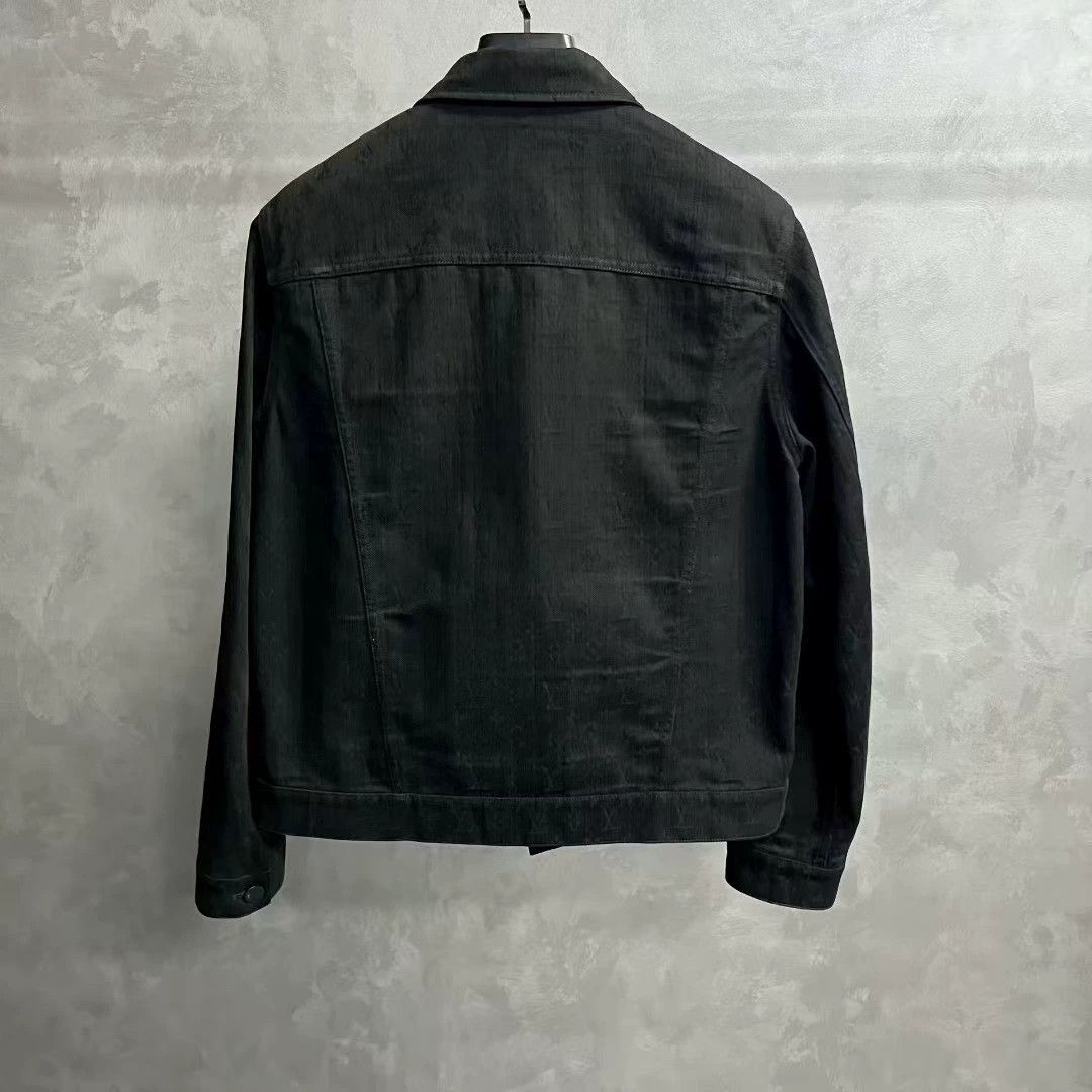 Louis Vuitton black louis vuitton denim jacket with tags Size US L / EU 52-54 / 3 - 2 Thumbnail