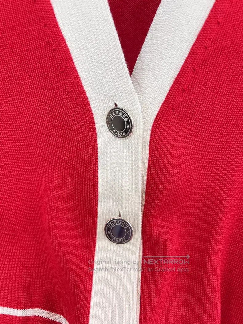 Hermes Hermes Printed Knit Top with Cashmere and Silk Size XS / US 0-2 / IT 36-38 - 3 Thumbnail