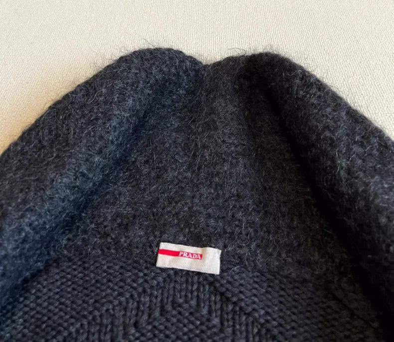 Prada Prada Wool shawl cloak sweater 2501-Nextarrow Size XS / US 0-2 / IT 36-38 - 4 Thumbnail