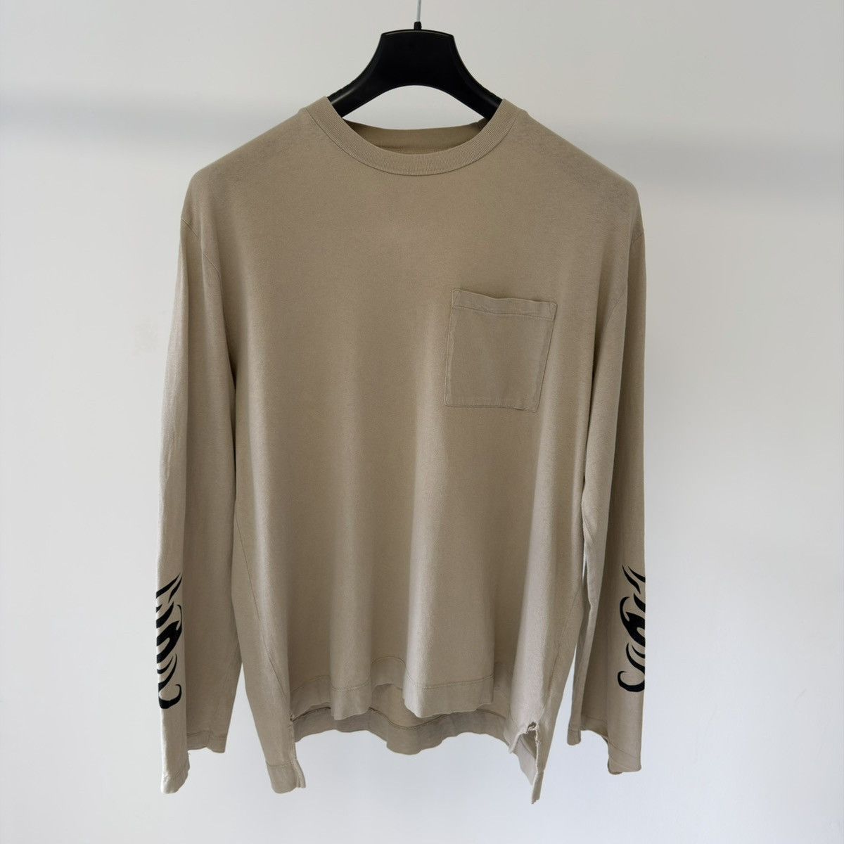 Our Legacy Thrashed ‘Sand Tribal Army Jersey’ T Shirt Size US M / EU 48-50 / 2 - 14 Thumbnail