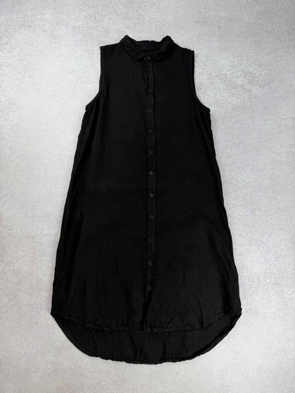CP Shades Black Linen Dress Size XS