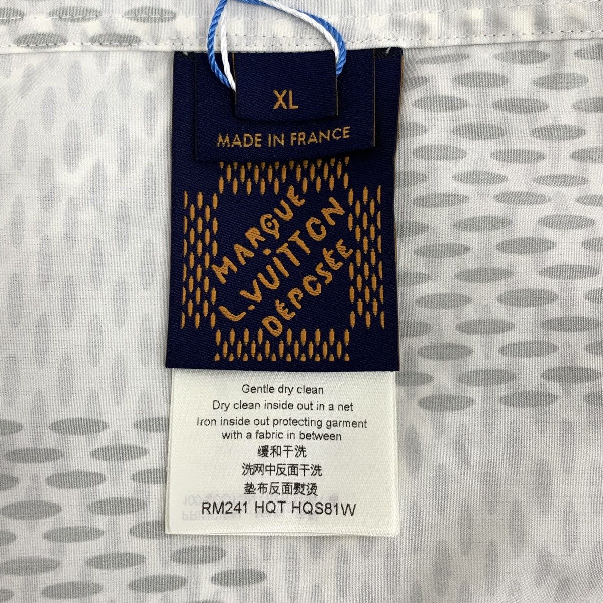 Louis Vuitton Louis Vuitton Damier Long Sleeve Shirt K26WX Size US XL / EU 56 / 4 - 8 Thumbnail