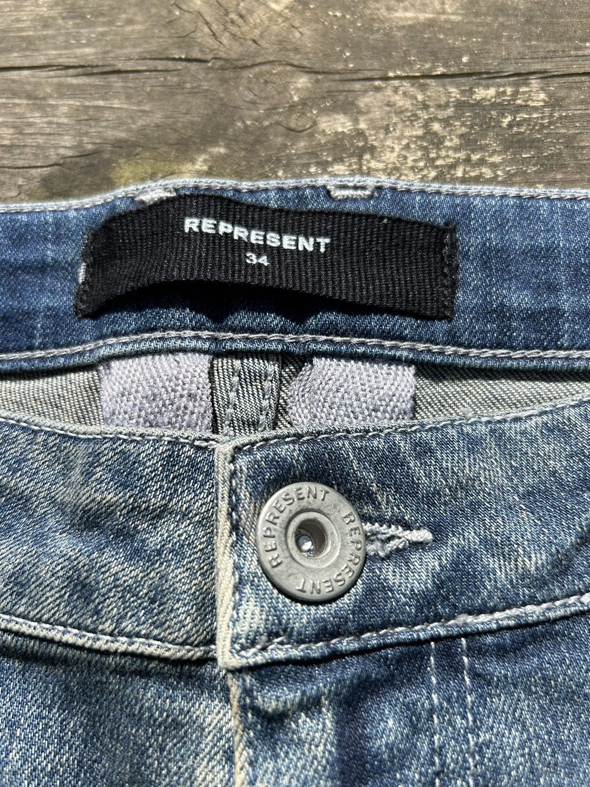 Represent Clo. Represent Slim Tapered Jeans Size US 34 / EU 50 - 7 Thumbnail